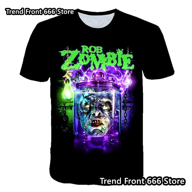 

Летняя мужская и детская футболка с рисунком зомби апокалипсиса, триллер, для мальчиков, 3D-принт, оверсайз, детская одежда XL