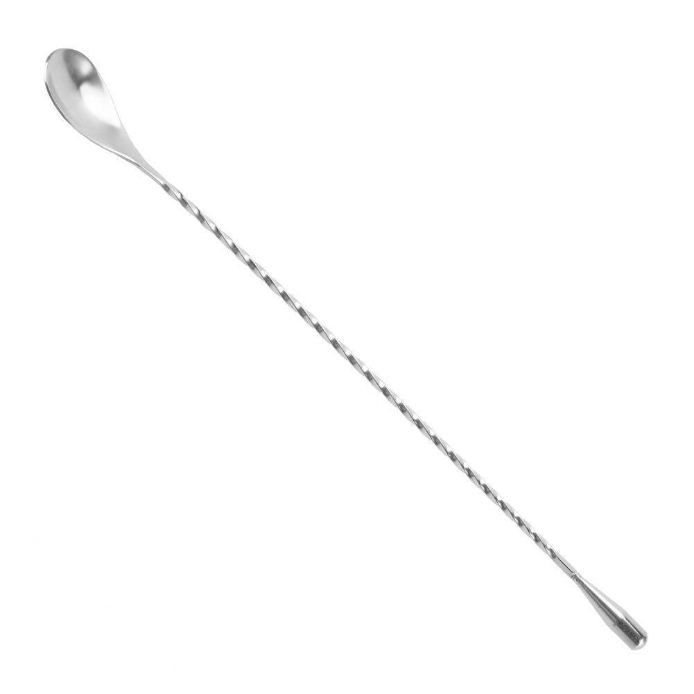 Stainless Steel Bar Wine Cocktail Mixing Twist Spoon Long Handle Drink Stirring Tool