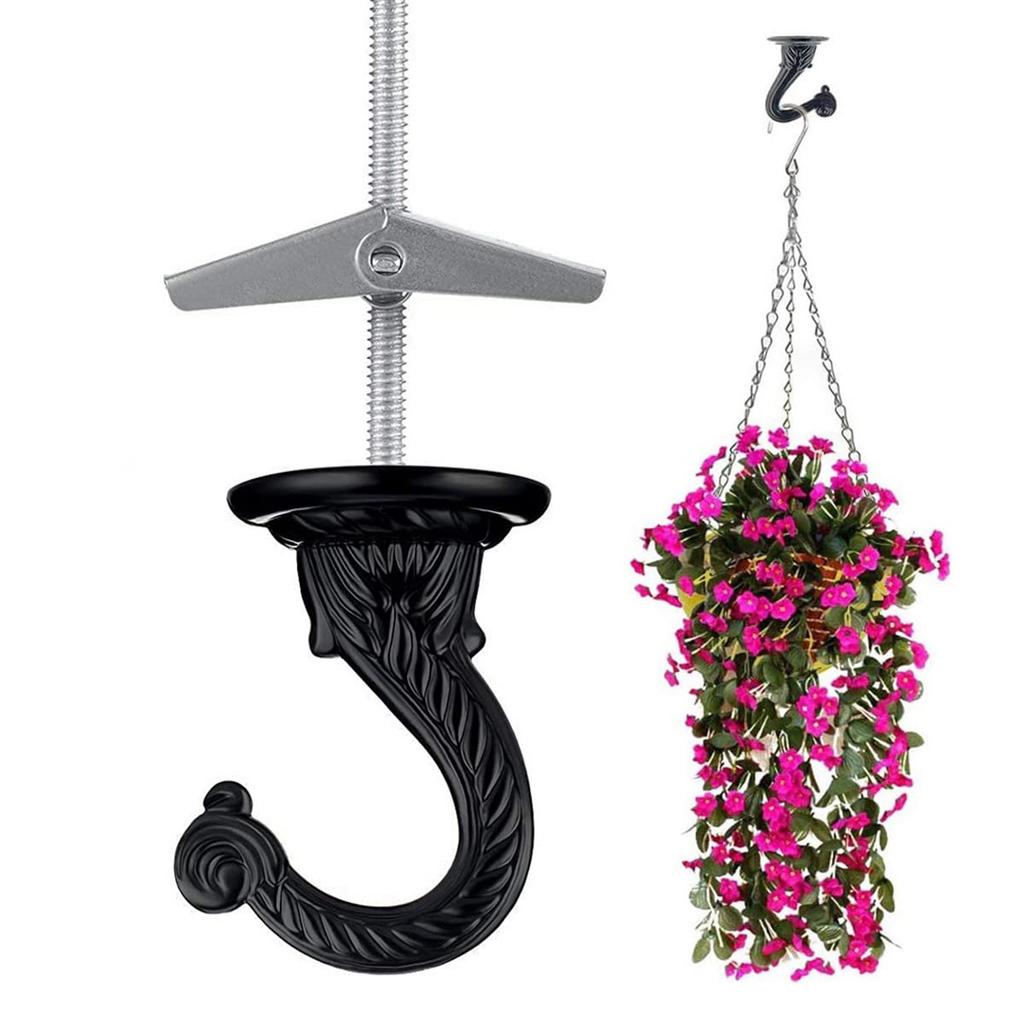 2Pcs Multipurpose and Durable Metal Hooks for Ceiling and Wall Installation Perfect for Home and Store Decorations