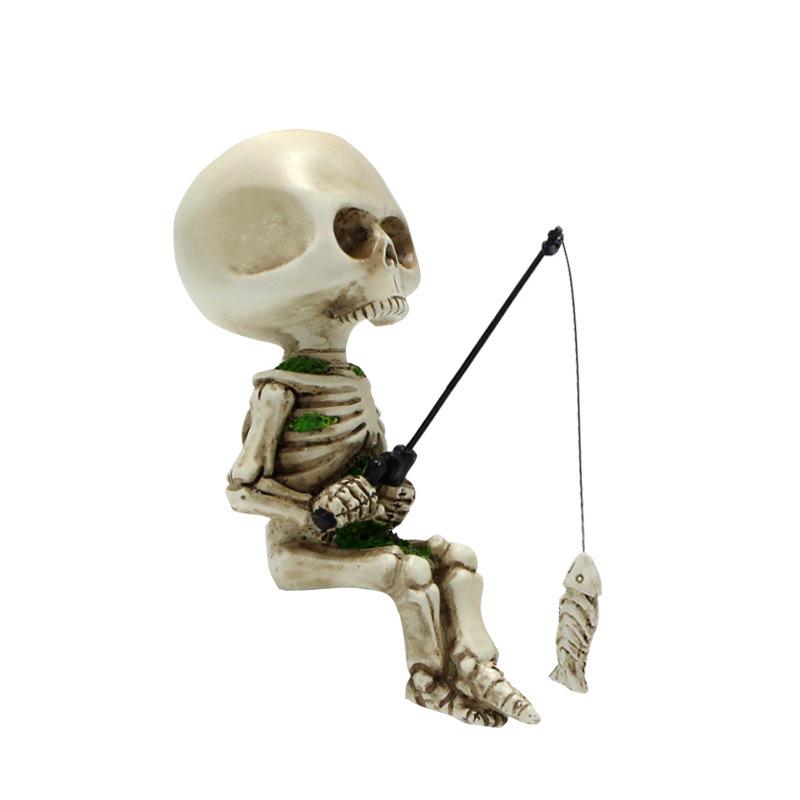 Nová Resin Crafts Halloween Ozdoby na lov lebek Festival duchů Zahrada Zahrada Domácí dekorace