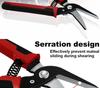 Heavy Duty Serrated Blades Household Hand Tool Gauze Cutting Metal Sheet Shearing Scissors With Safety Lock Shears