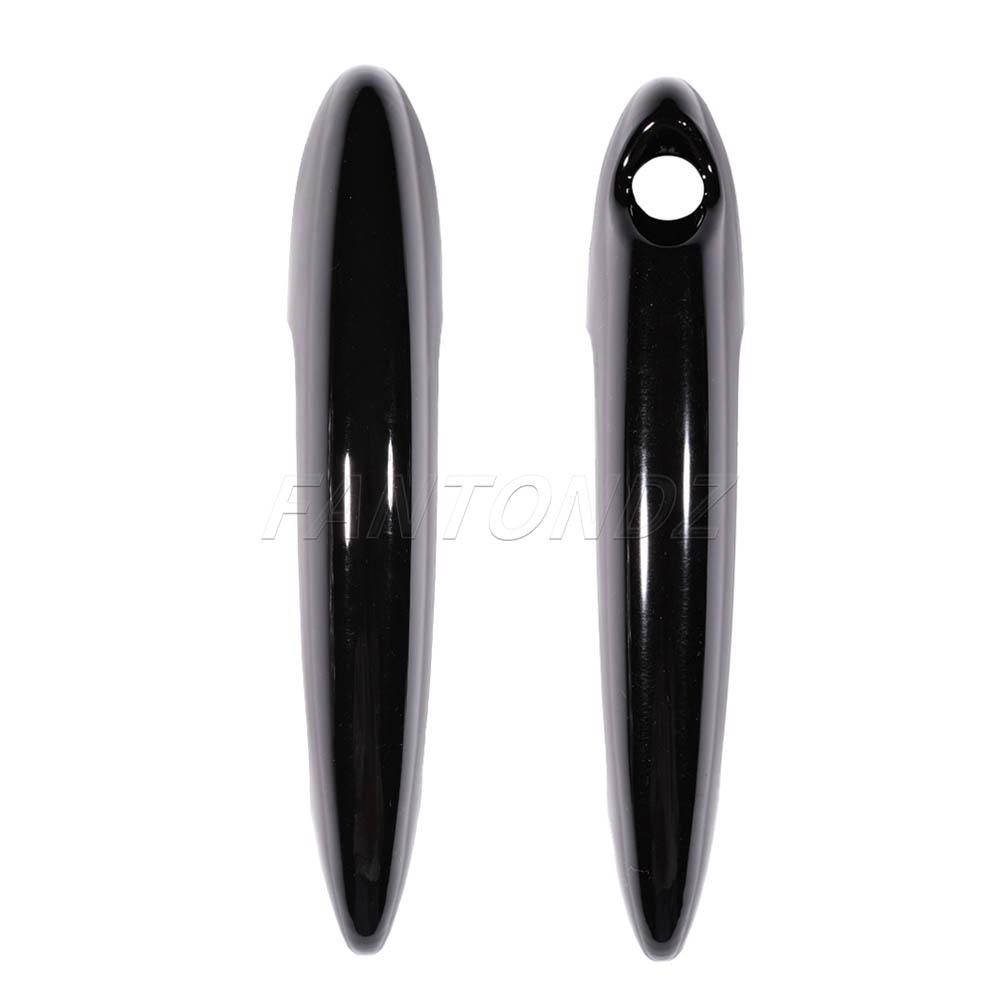 Dla BMW Mini R60 Countryman 4 szt. Osłony Klamek Zewnętrznych Drzwi Listwy Ochronne Błyszczące Czarne 51219800937 51219800938 Akcesoria
