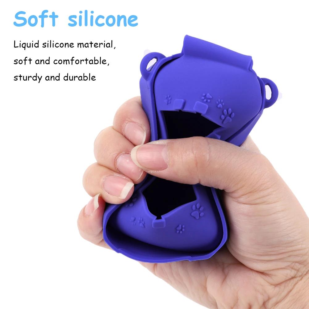 Silicone Cover Case Protective Skin Sleeve Anti Drop Protective Storage Holder with Lanyard for Bitzees Interactive Digital Pet