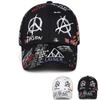 Unisex Colorful Eye Graffiti Print Baseball Caps Spring Autumn Outdoor Adjustable Casual Hats Dad Hat Sunscreen Hat