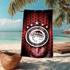 Ultra-weiches Strandtuch mit Olympiakos-Thema, ideal für Pool - Camping, Tauchen - Perfekter Reisebegleiter, Lebendiges Strandtuch.
