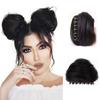 Cat Ear Ball Hair Bun Hair Claw Clips Synthetic Cat Ear Ball Hair Claws Natural Look Fake Hair Bun Hairpieces Hair Accessories