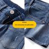 Pierre Cardin Shorts en jean amples d'été pour hommes