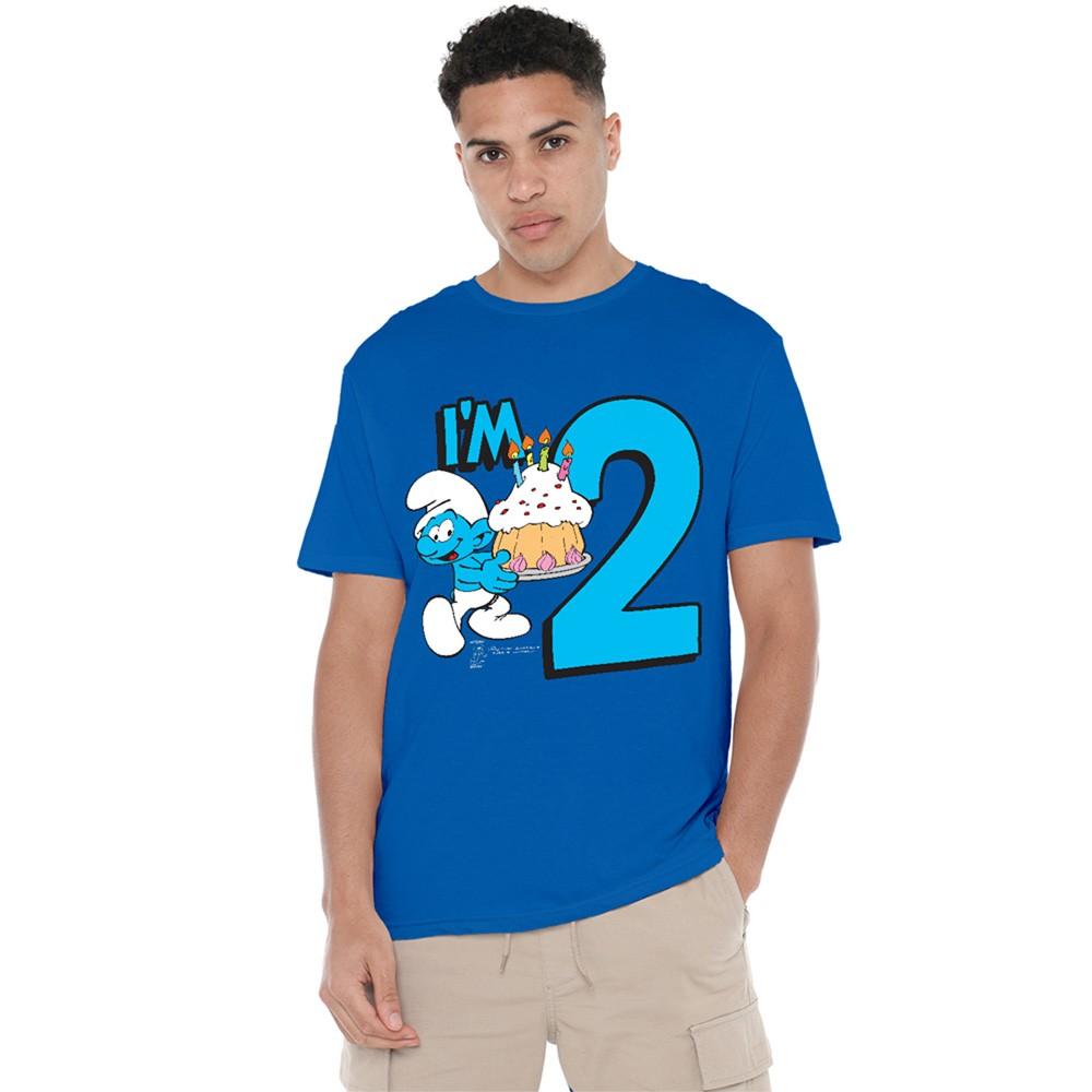 Smurfs Birthday I M 2 T-Shirt S-4XL Royal XXXXL