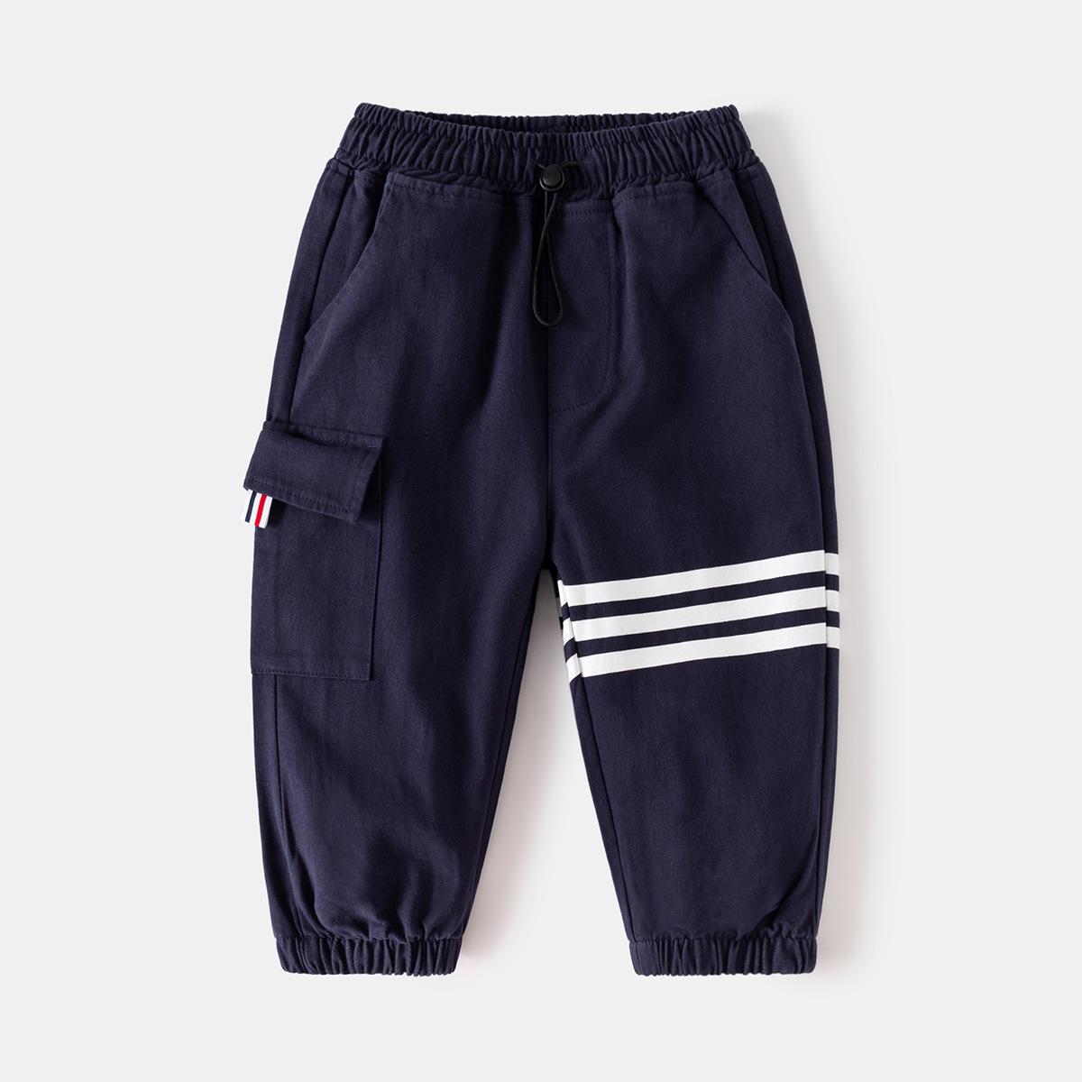 Boys overalls spring and autumn children s clothing new trousers medium and small children s Korean version children s casual pants 90cm