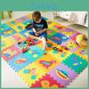 Foam Baby Crawling Mat With Cartoon Puzzle Blocks For Toddler Playroom