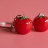 Simulation Tomato Charm Keychain Keyring Backpack Accessories Car Jewelry Gift