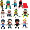 Papai do Jeffy Marionetes Pequenas Dinossauro Pelúcia Marionete do Jeffy Bonecos do Jeffy Jeffy com Bastão Família Marionete Menino Zumbi Rapper Feebe Presentes para Crianças