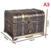1Pc Retro Treasure Box With Lock Toys For Party Favors Props Decoration Pirate