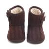 Newborn Baby Autumn Winter Boots Butterfly Knot Knitted Cotton Shoes Solid Fashion Toddler Soft Sole Anti-slip Warm Shoes