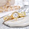 No Gift Box Simple and Fresh Ladies Quartz Watch Quartz Watch and Jewelry Five-piece Set Suitable for Holiday Gifts