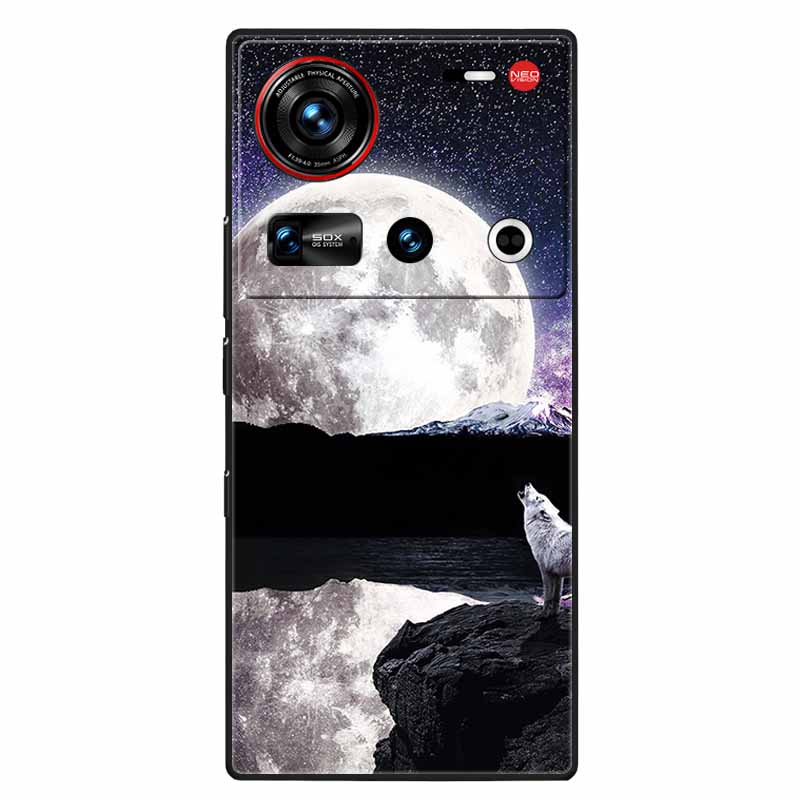 For ZTE Nubia Z70 Ultra 5G Case 6.85'' Black Silicone TPU Soft Phone Cover for Nubia Z70 Ultra Protective Back Shells Z 70 Ultra