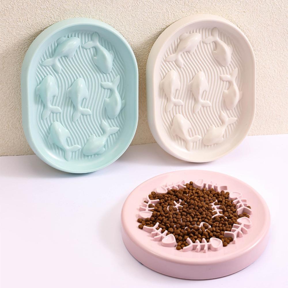 Non-slip Bottom Cat Feeder Bowl ABS Pet Dishes High Quality Pet Bowl Feeding Supplies