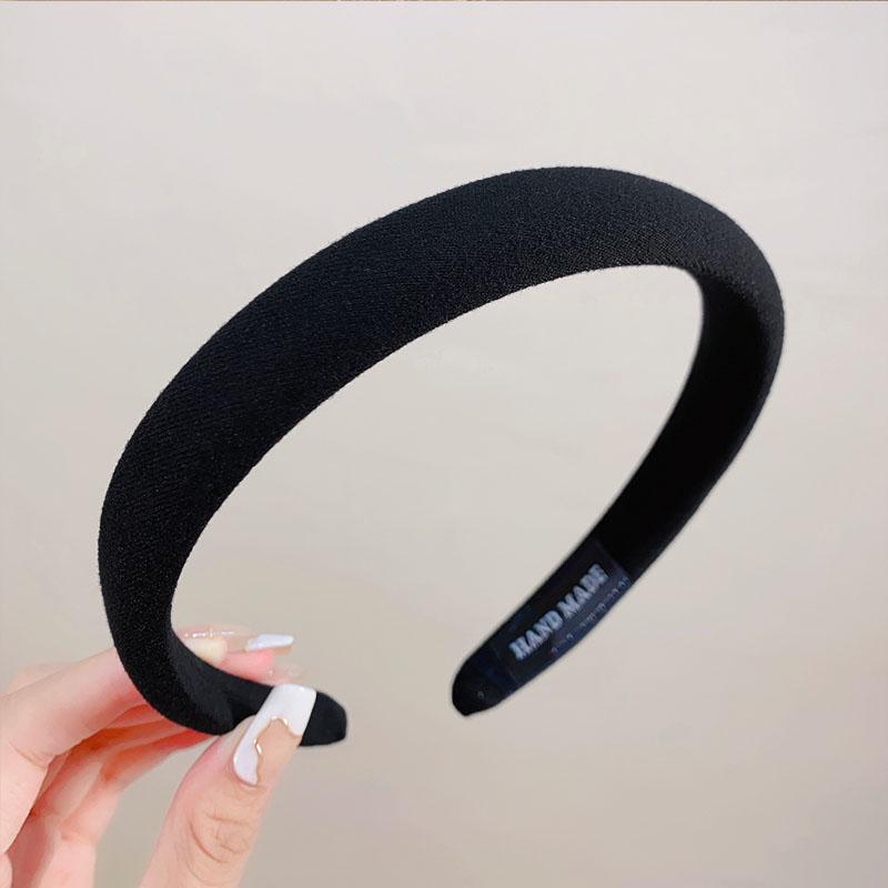 Neue bunte Schwamm Leinen Haarbänder für Frauen Mädchen Mode Haaraccessoires Stirnband Haarreifen Kopfschmuck Haarschmuck