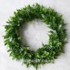 Large Artificial Grass Wreath Door Decor Wedding Party Home Decoration Handmade Plastic Floral Ring