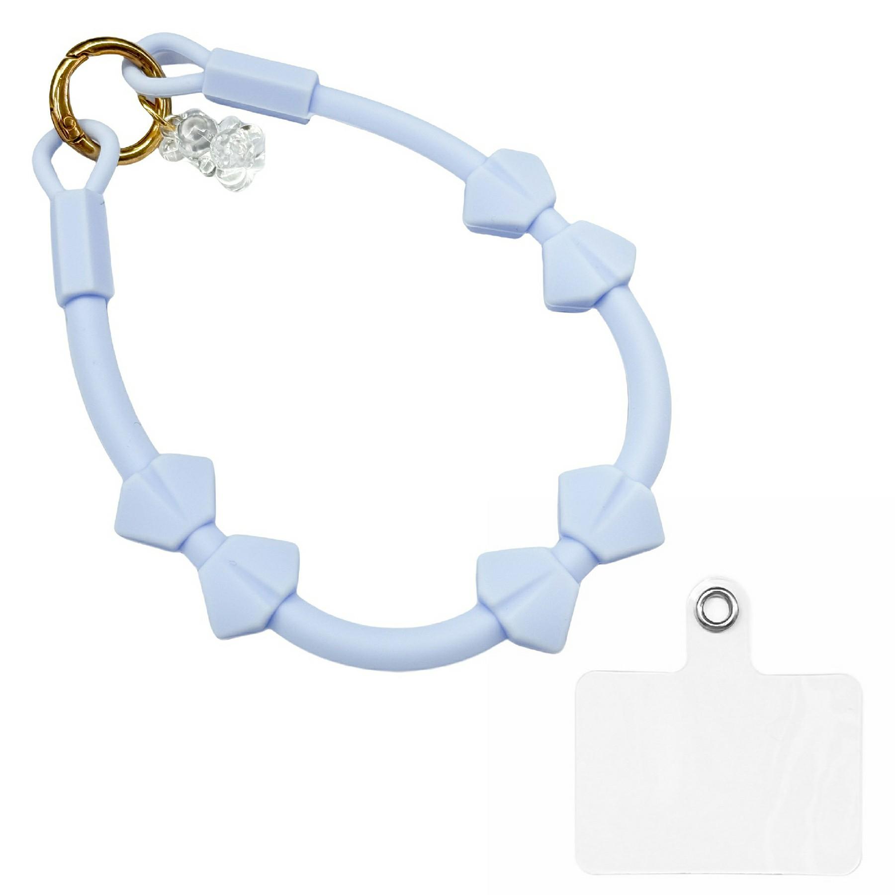 

Silicone Butterfly Wrist Strap with Tether Tabs Cell Phone Cases Lanyard F