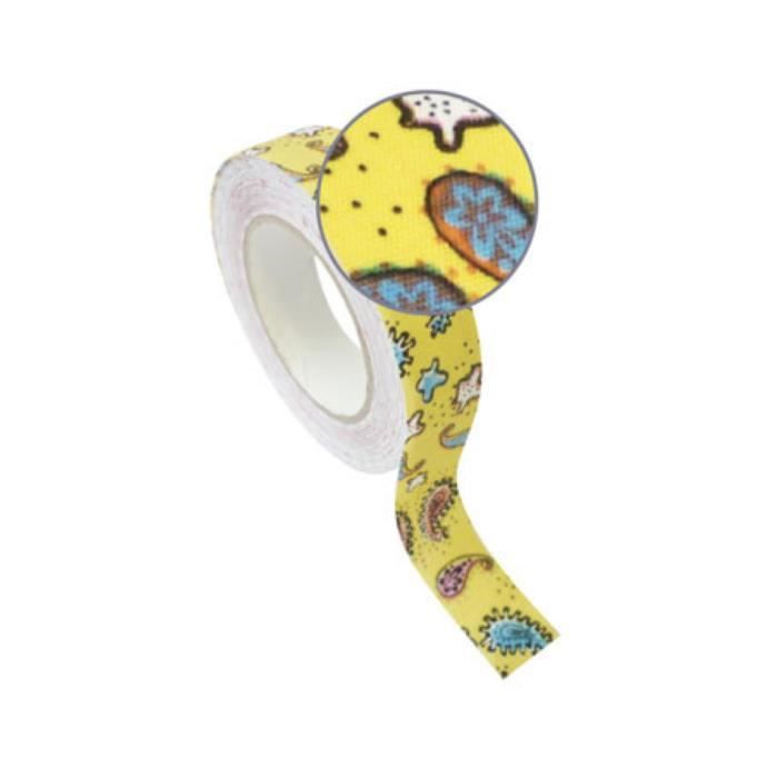 Ruban adhésif en tissu - Bulles Reveuses - Blanc - 15x5m