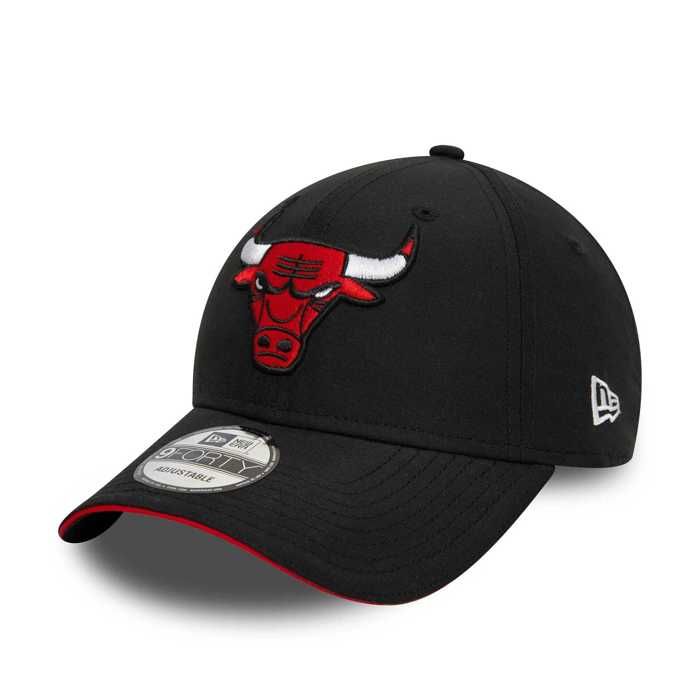 Casquette - NEW ERA - 9Forty - Noir - Logo Chicago Bulls - Taille réglable