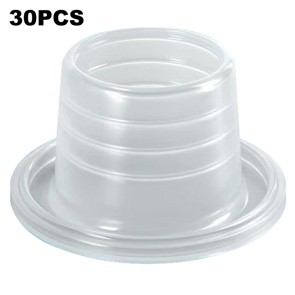 30Pcs Faucet Triangle Valve Leak-Proof Sealing Gasket Faucet Plumbing Silicone Seal Ring Washers A