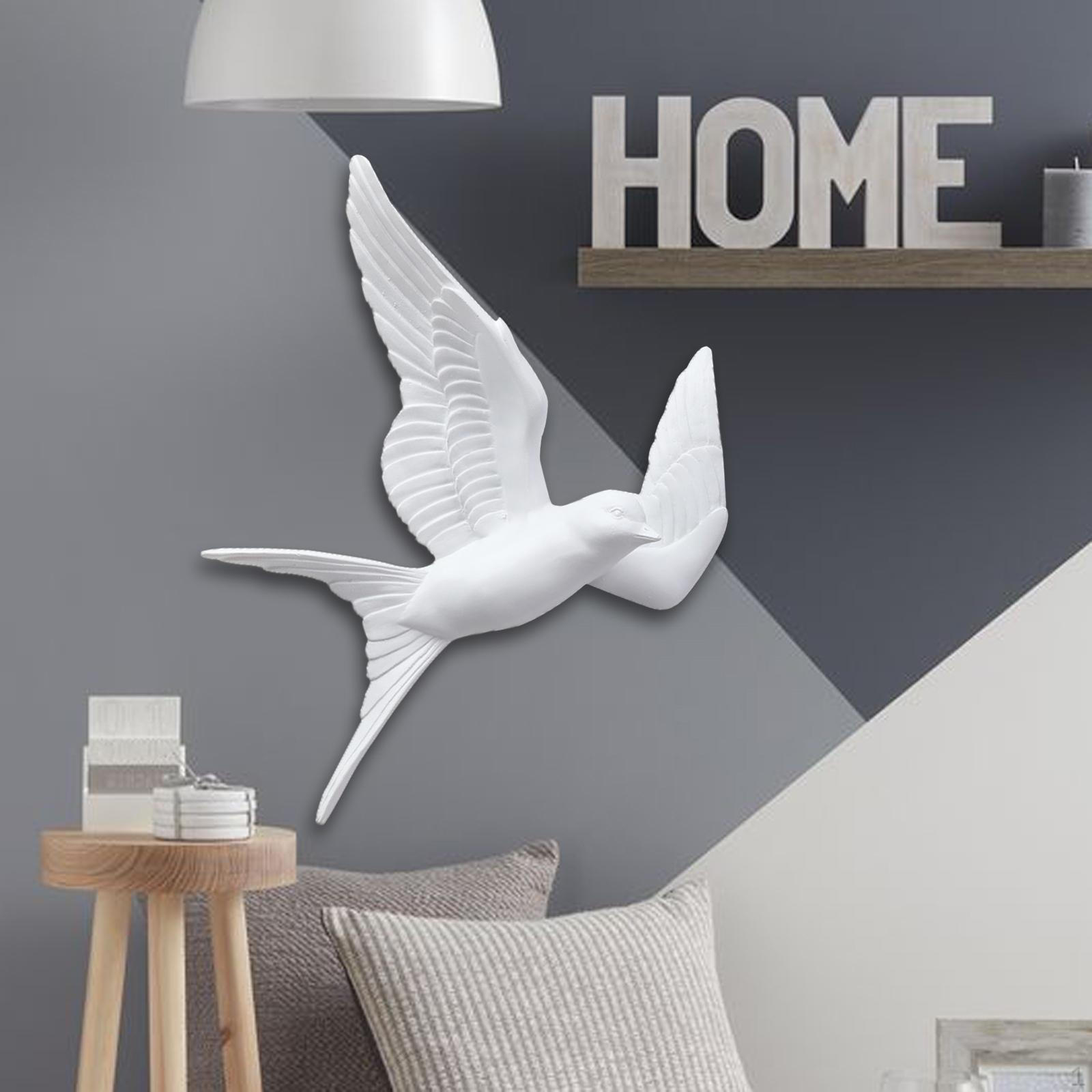 

Элегантное настенное искусство птицы из смолы - скандинавская подвесная скульптура для декора дома и офиса To right