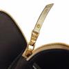Excellent MIUMIU Charm TRICK MATELASSE KEYRING Gold Leather Women 5TL527 Used