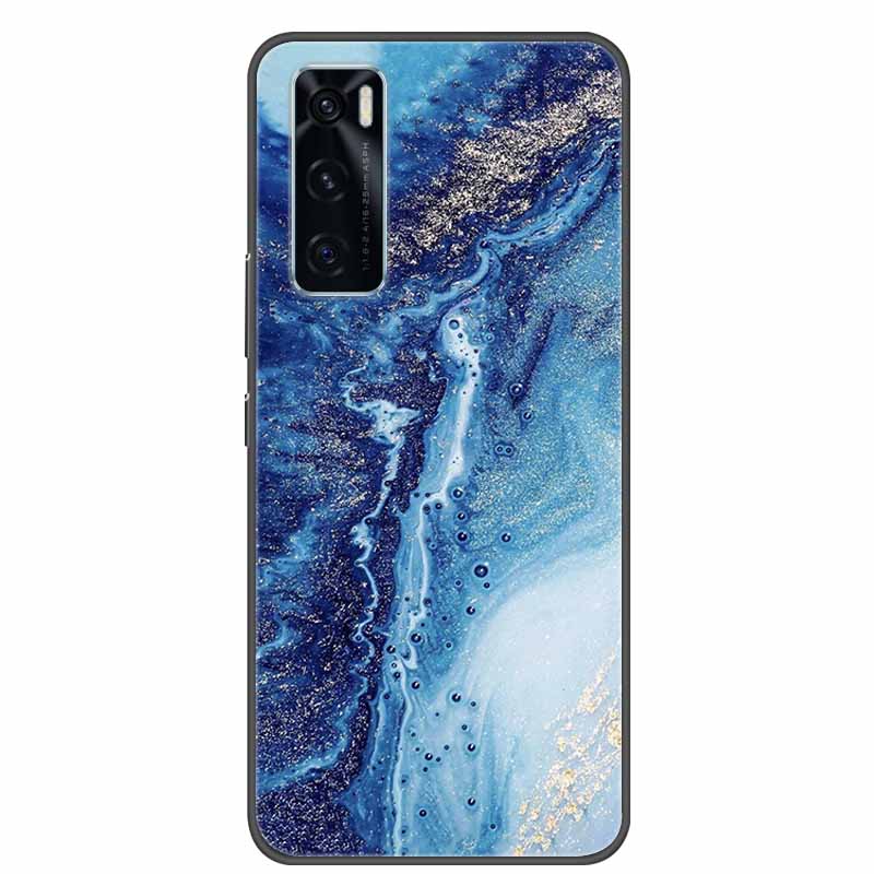 For Vivo V20 SE Case Marble Silicone Soft TPU Bumper Cover Coque For Vivo V20 SE Back Cover Cases for VivoV20 SE V20SE V 20 SE