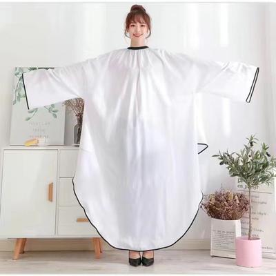 Professional Waterproof Sleeved Barber Apron Hair Cutting Elastic Collar Salon Cape Hairdressing Barber Cloth Salon