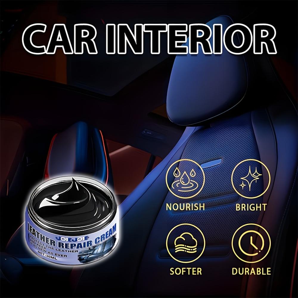 JOKJOK All-in-One Auto-Innenraum-Erneuerungscreme - Multifunktionelle Politur, Wachs, Reifen- & Kunststoff-Auffrischer - Hochleistungsfähig für Leder, Armaturenbrett