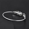 Jewelry Rhinestones Angel Wing Female Cuff Thin Bracelet Open Bangle