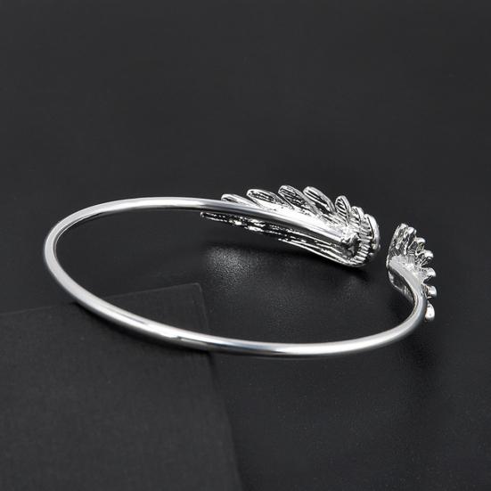 Jewelry Rhinestones Angel Wing Female Cuff Thin Bracelet Open Bangle