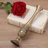 Elegant Engraved Metal Vases Narrow Neck Bud Vases For Flower Arrangements And Living Room Room Styling Wedding Gift