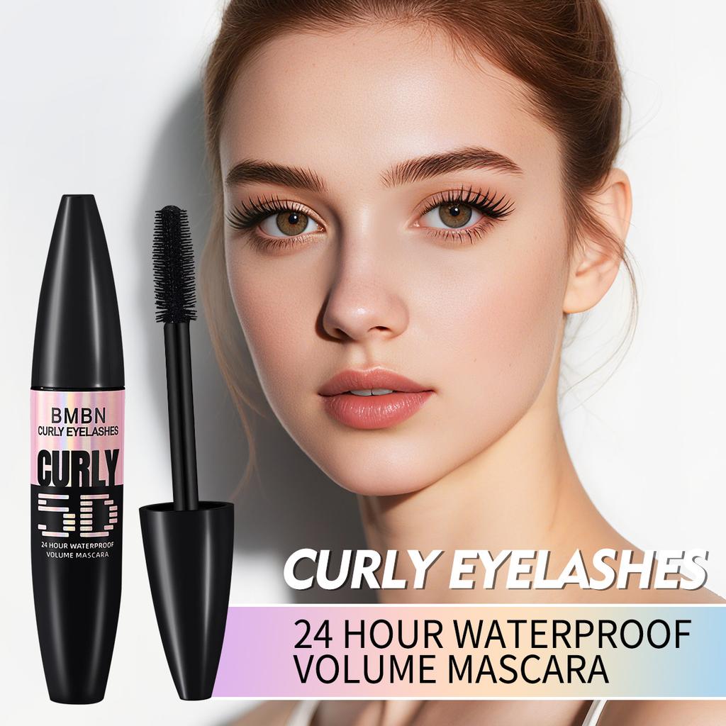 Mascara 5D Volume Riccio 24 Ore Impermeabile Lunga Tenuta Anti-Macchia Trucco Ciglia