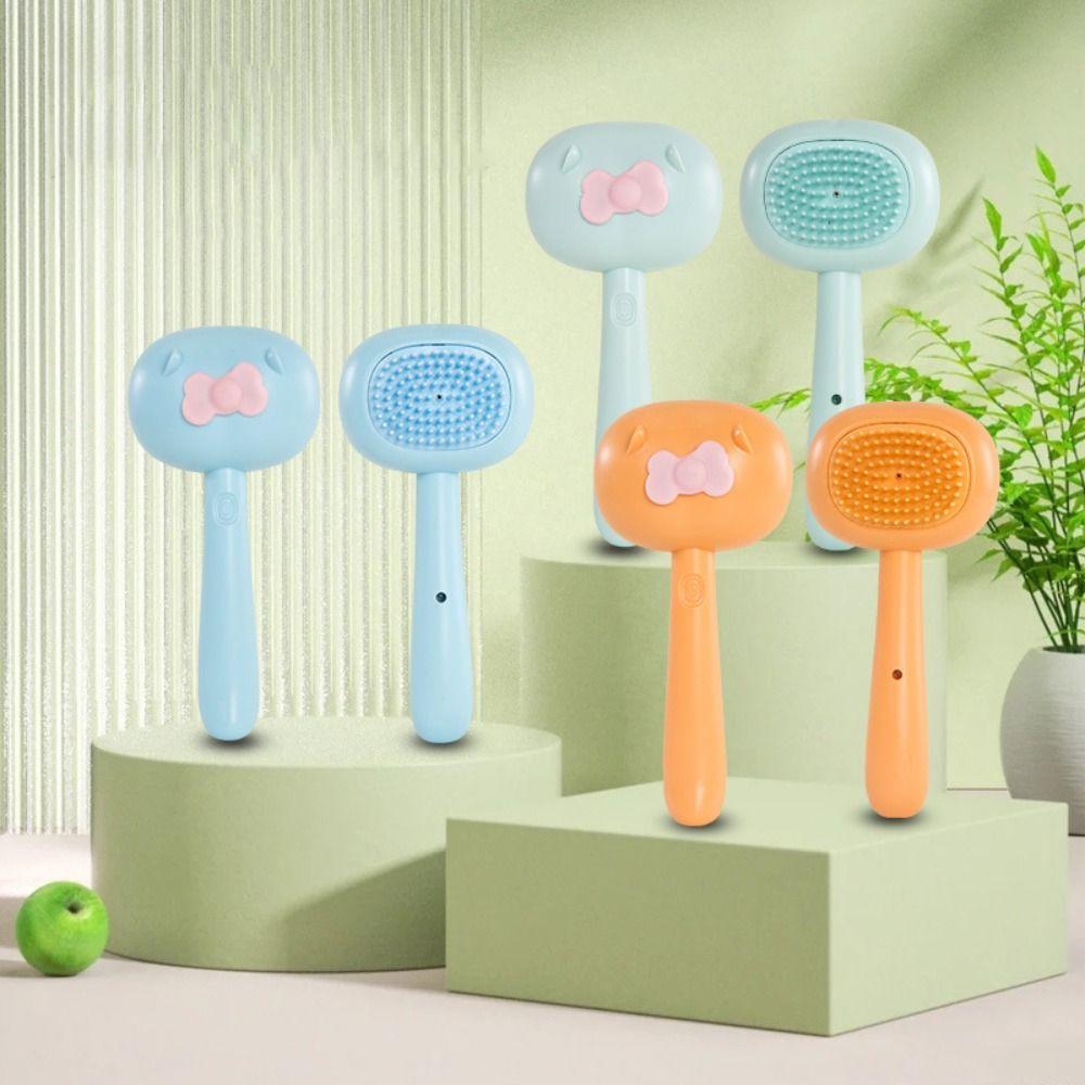 

Silicone Dog Hair Brush Soft Pet Cleaning Grooming Tool Portable Cat Massage Comb