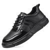 Fashion Casual Black men's board shoes Comfortable and trendy styles Outdoor street leisure walking daily exercise Youth quality shoes