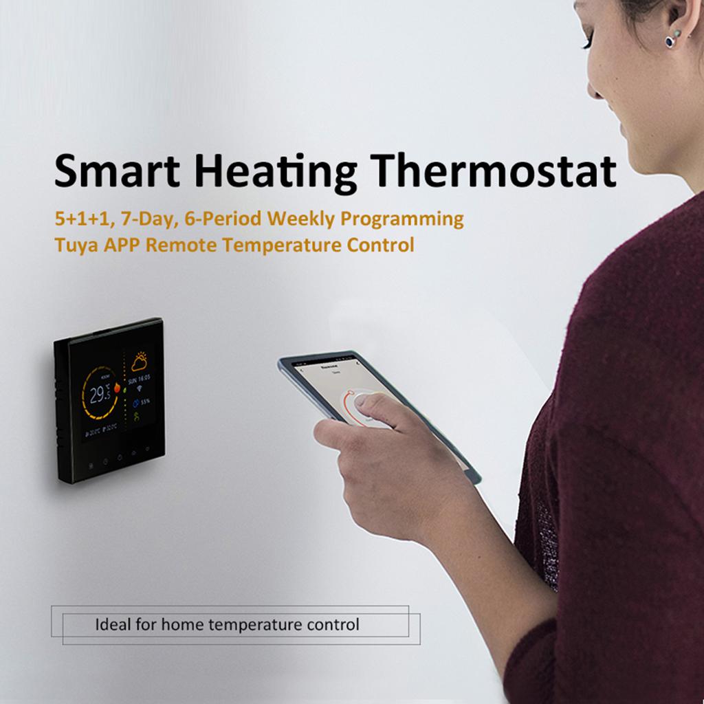 Smart Thermostat Wireless-Fidelity WaterCelsiusFloor Heating Controling Panel Programmable