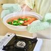 Five-finger Silicone Cotton Gloves Wrapped with Wide Silicone Insulation Gloves Baking Oven Microwave Gloves