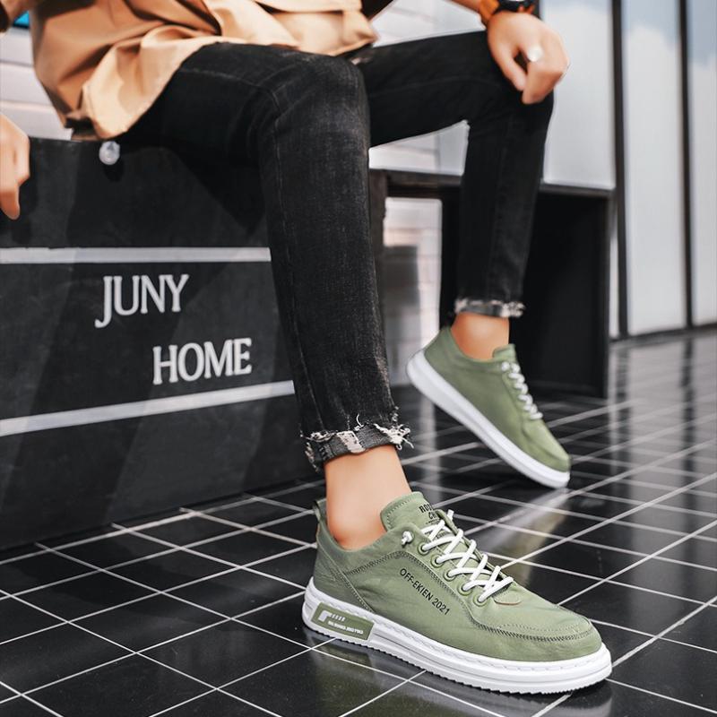 Fashion Brand Men Ice Silk Canvas Shoes Flats Shoes Lightweigt Breathable Man Casual Walking Shoes Loafers Luxury Men Sneakers Tenis2025