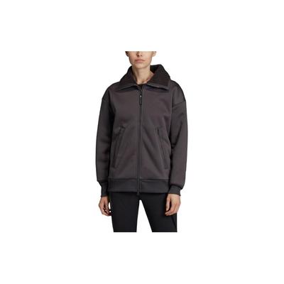 Outdoor Casual Sports Zip-Up Long Sleeve Jacket Women Jackets Black FI7980