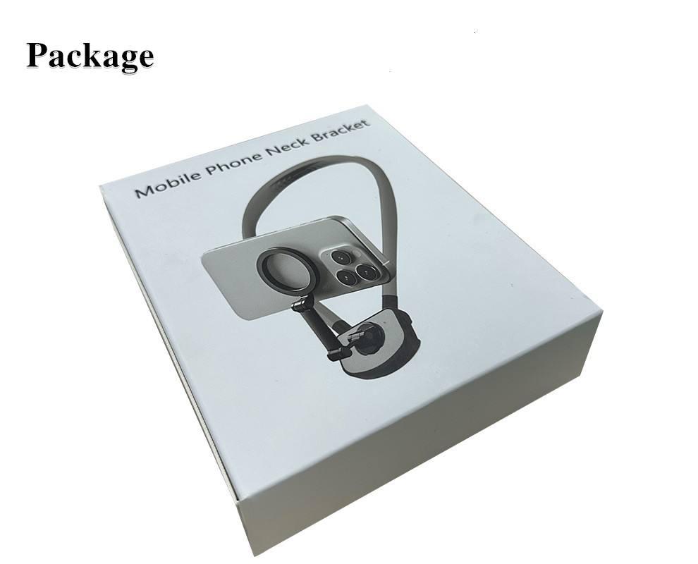 Magnetic Neck Mount for Action Camera & Smartphone, Wearable POV Vlog Strap, Quick-Release Neck Holder for GoPro DJI Insta360