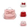 Bolsa de Ombro Infantil Estilosa Com Design de Laço Fofo Perfeita Para Uso Diário de Meninas e Meninos