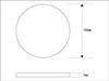Carpical Glass Polishing Scotch 150mm for Use with Magic Glass Maintenance Supplies Pad, Diameter, Pads!