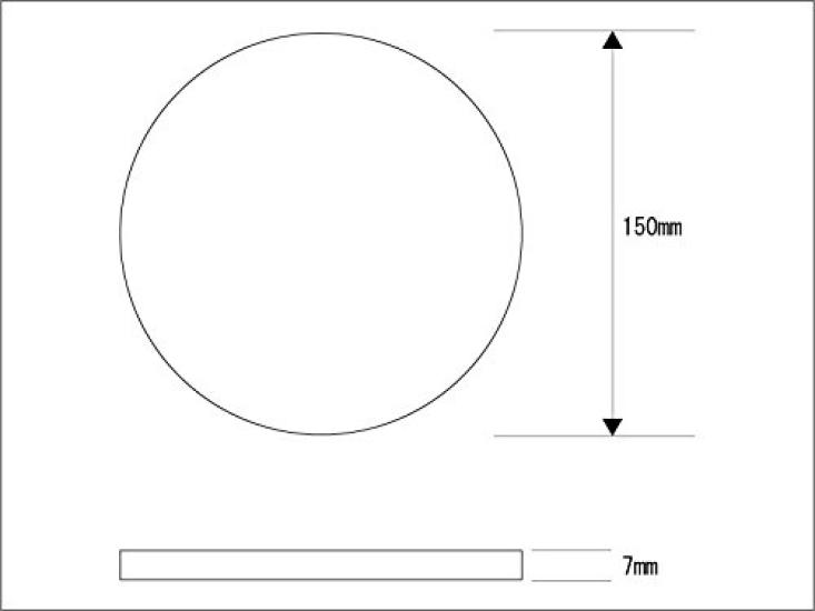 Carpical Glass Polishing Scotch 150mm for Use with Magic Glass Maintenance Supplies Pad, Diameter, Pads!