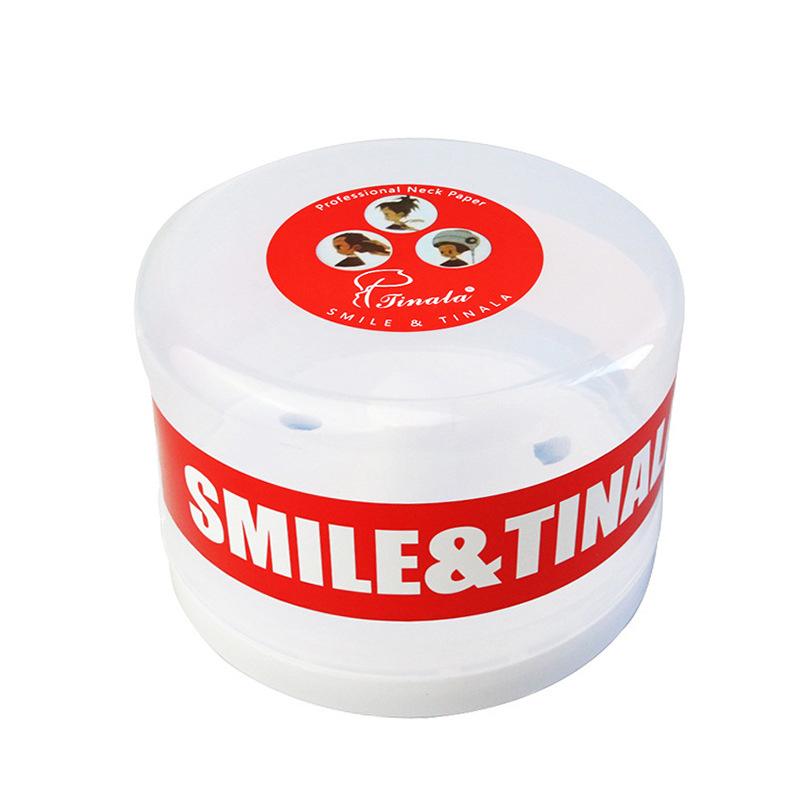 

Professional Hair Neck Strip Paper Case Barber Neck Paper Roll Holder Disposable Tissue Collar Tape Box Hairdressing Accessories білий