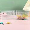 Large Capacity Transparent Pen Bag Clear Cosmetic Bag Portable Stationery Organizer  Students Use