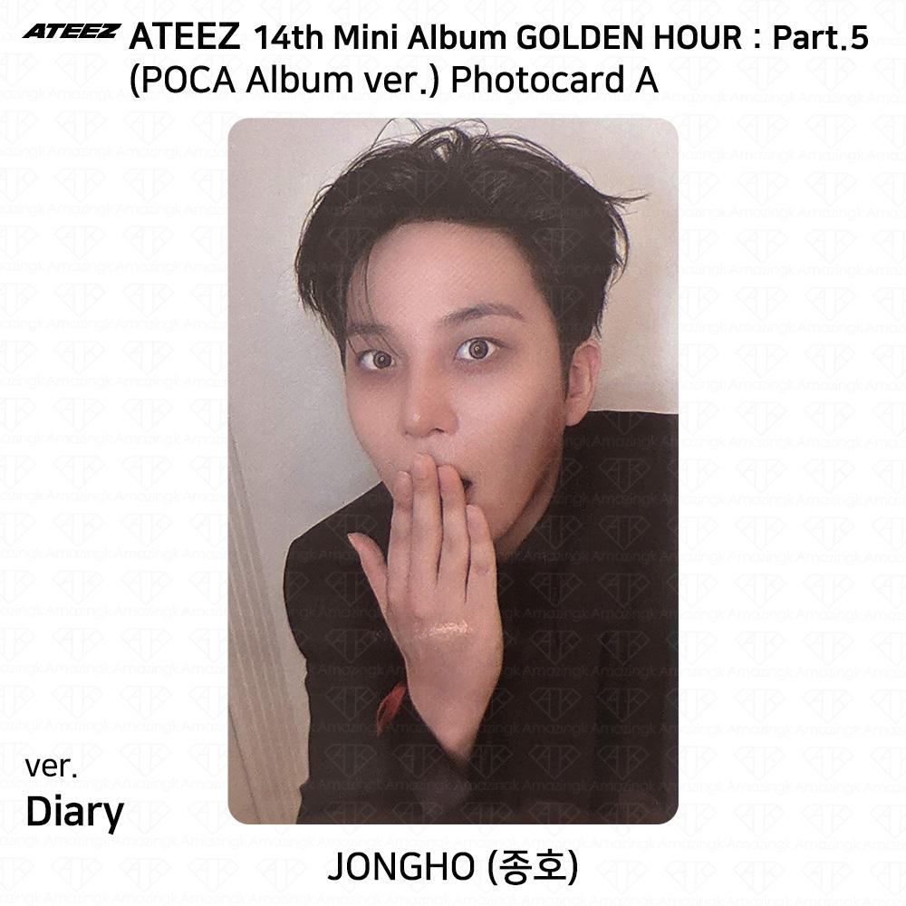 ATEEZ 14° Mini Album Golden Hour Parte.5 Album POCA ver. Photocard DIARY VER