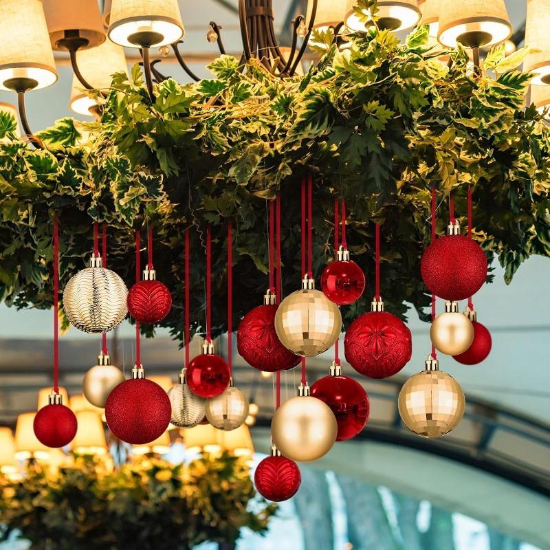 12Pcs 7cm Christmas Supplies Decoration for Christmas Tree Hanging Pendant for Home Decor New Year's Navidad Ball Gift Accessory